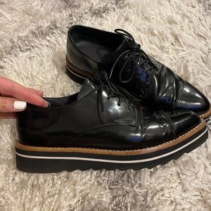 Vince platform loafers